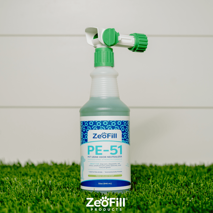 32oz bottle of PE-51 with attached nozzle.
