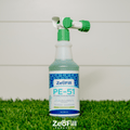 32oz bottle of PE-51 with attached nozzle.